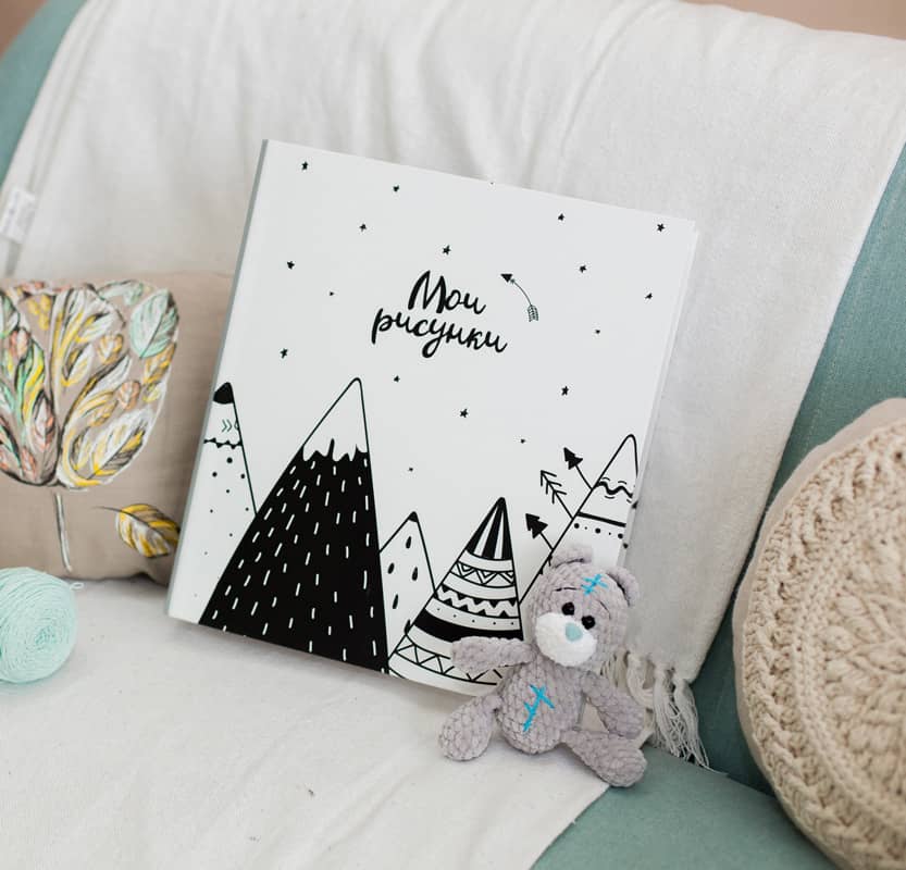 Папка для рисунков и документов Сканди