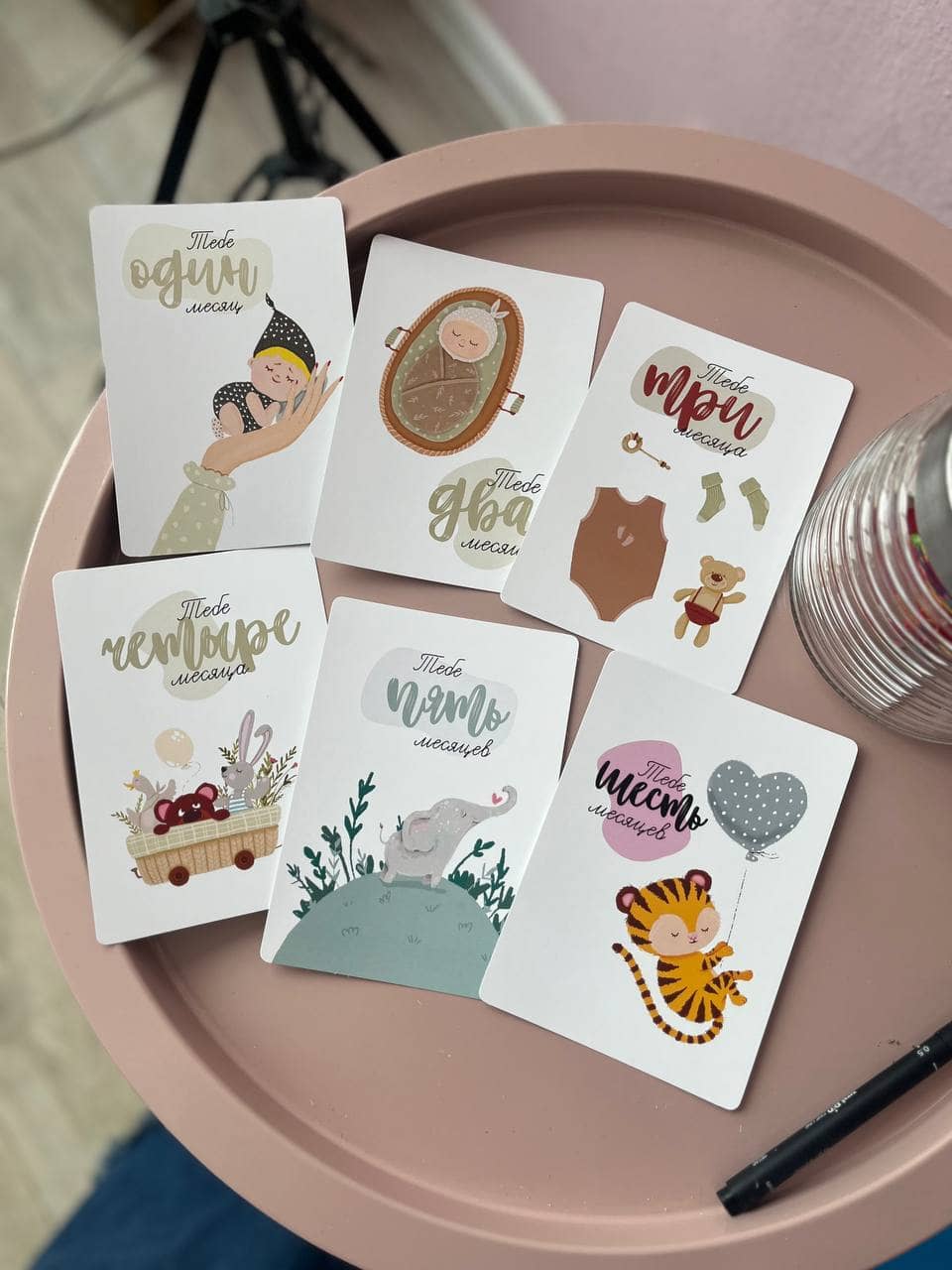 Карточки для Фотосессии Новорожденных — изображение 8