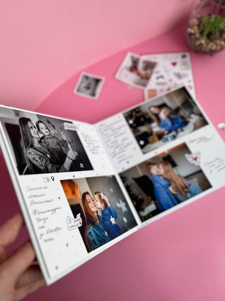 коллаж в фотоальбоме